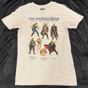 Star Wars The Mandalorian Graphic Tee - Cream